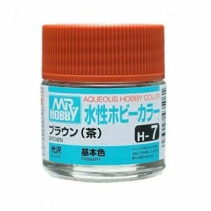 Mr Hobby Aqueous H7 Gloss Brown Primary