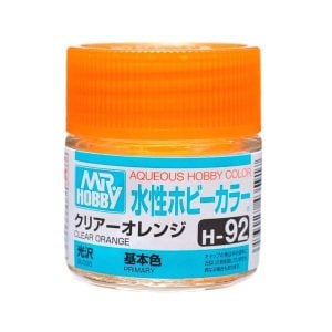 Mr Hobby Aqueous H92 Gloss Clear Orange Primary