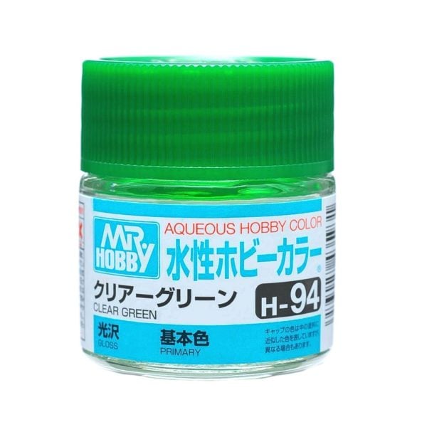 Mr Hobby Aqueous H94 Gloss Clear Green Primary