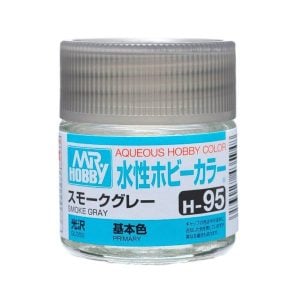 Mr Hobby Aqueous H95 Gloss Smoke Gray Primary