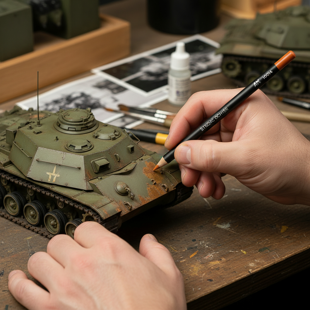 AK Interactive Watercolor Pencil Strong Ocher AK10014