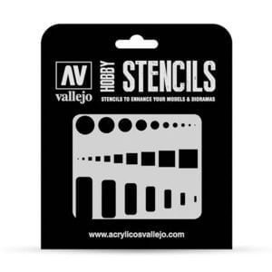 Vallejo Stencils Access Trap Doors 1/32 1/48 1/72 Scale ST-AIR003