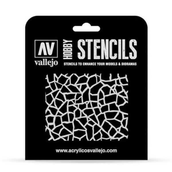 Vallejo Stencils Giraffe Camo WWII 1/32 Scale ST-CAM003