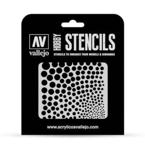 Vallejo Stencils Circle Textures ST-SF002