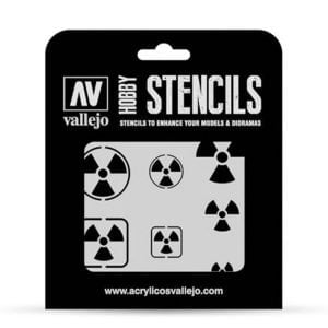 Vallejo Stencils Radioactivity Signs ST-SF005
