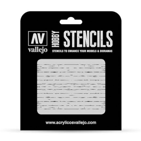 Vallejo Stencils Wood Texture No 1 1/35 Scale ST-TX006