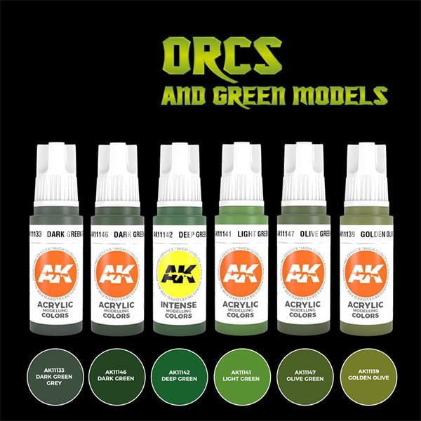 AK Interactive Orcs And Green Creatures Set