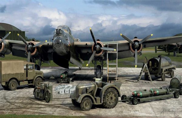 Airfix WWII RAF Bomber Re-Supply Set 1/72 Scale