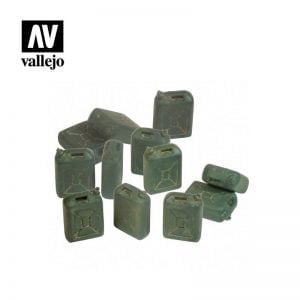 Vallejo SC208 IDF Jerry Can Set - 12 Pieces 1:35 Scale