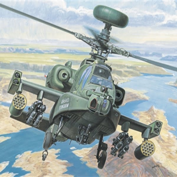 Italeri AH-64 D Apache Longbow 1/72 Scale 080