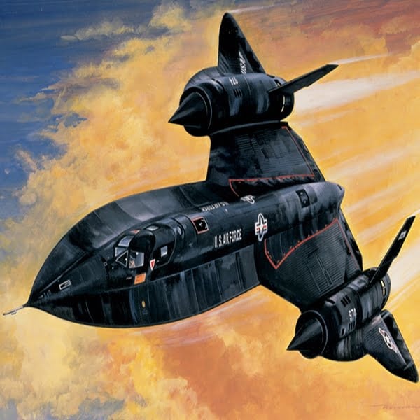 Italeri SR-71 Blackbird With Drone