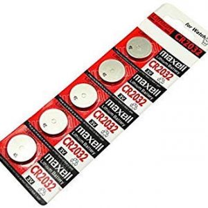Maxell CR2032 3V Micro Lithium Button Coin Cell Battery Pack of 5