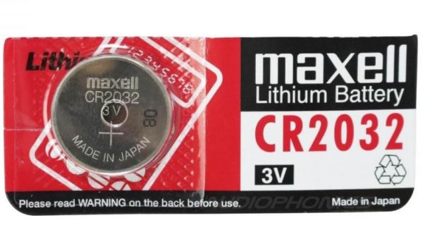 Maxell CR2032 3V Micro Lithium Button Coin Cell Battery