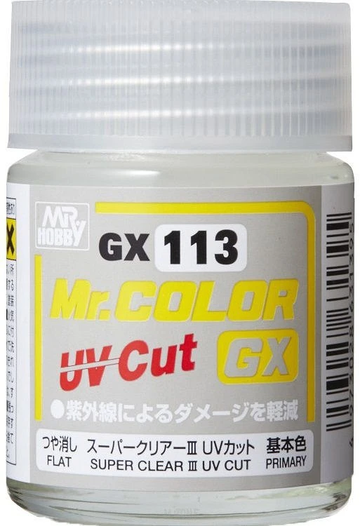 Mr Color Super Clear III UV Cut Flat GX113