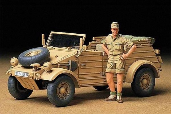 Tamiya German Kubelwagen Type 82 Africa Corps 1/35 Scale 35238