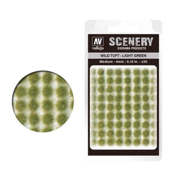 Vallejo Wild Tuft Light Green Medium SC407
