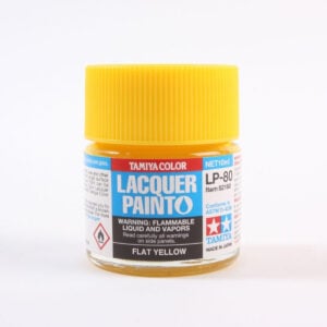 Tamiya Lacquer Paint 82180 LP80 LP-80 LP80 Flat yellow