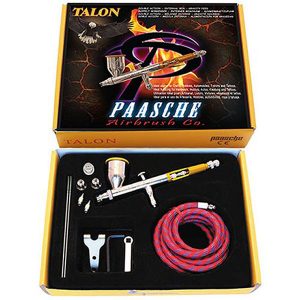 Paasche Talon Set with All Three Heads and Fan Aircap TG-3F