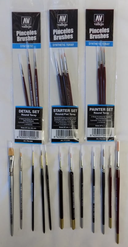 Vallejo Paint Brushes now at Sunward Hobbies
