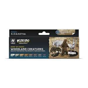 Vallejo Woodland Creatures WizKids Premium Paint Set 80254