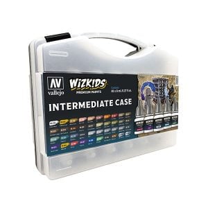 Vallejo Intermediate Case 40 Colours WizKids Premium Paint Set 80261