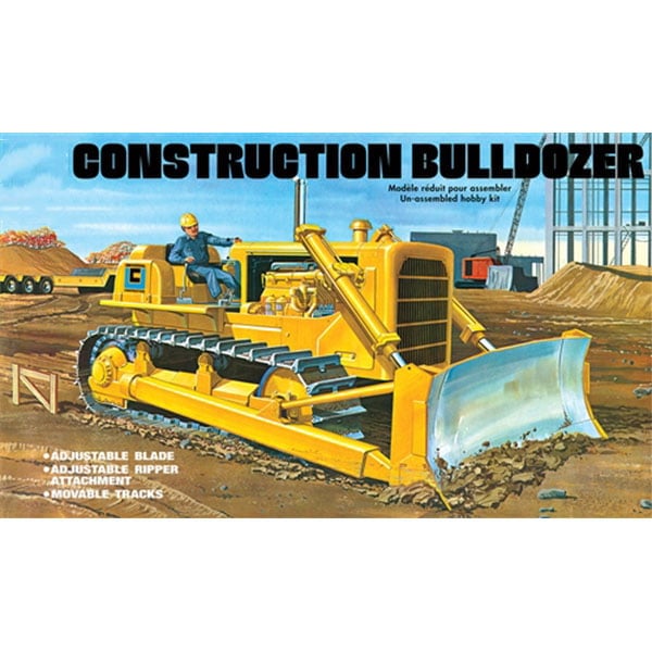 AMT Construction Bulldozer Model Kit 1/25 Scale 1086