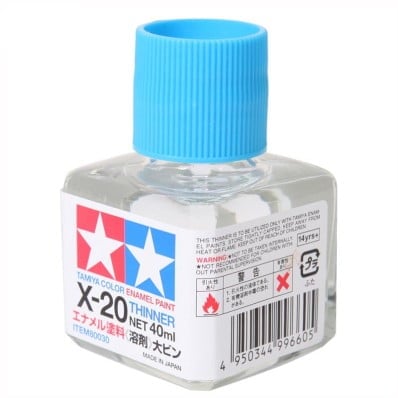 Tamiya X20 X-20 EXF-20 EXF20 Enamel Thinner 80030 40ml • Canada's largest  selection of model paints, kits, hobby tools, airbrushing, and crafts with  online shipping and up to date inventory.