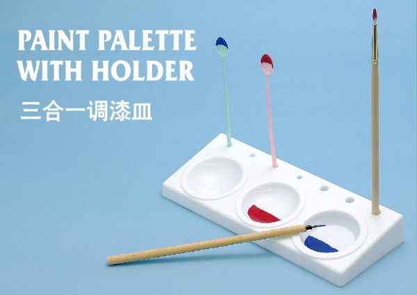 In Use Master Tools Paint Palette with Brush Holder 09960