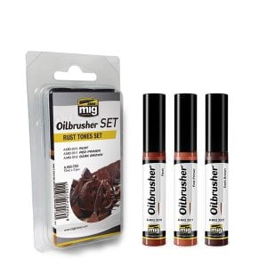 Ammo by Mig Oilbrusher Ensemble de tons de rouille AMIG7501
