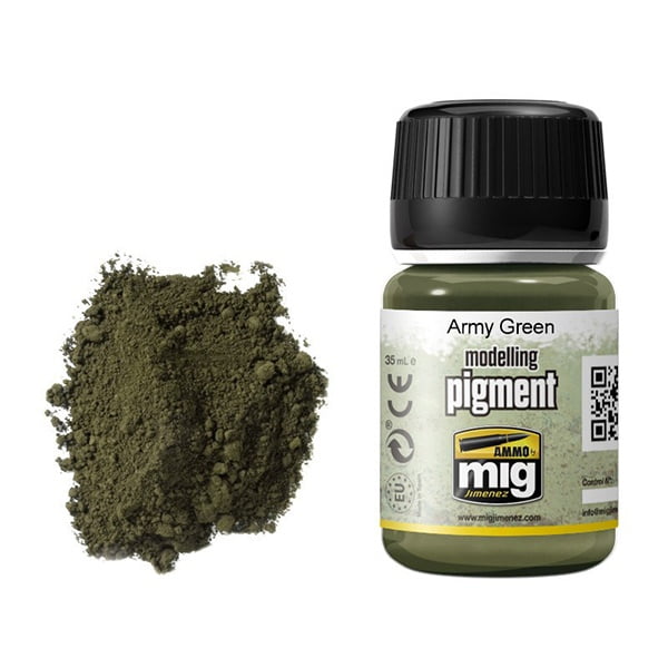 Ammo by Mig Army Green Pigment AMIG3019