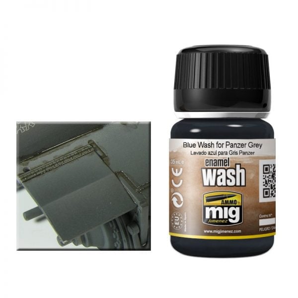 Ammo by Mig Blue Wash For Panzer Grey AMIG1006