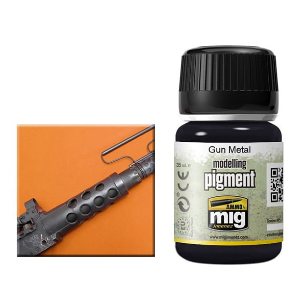 Ammo by Mig Gun Metal Pigment AMIG3009