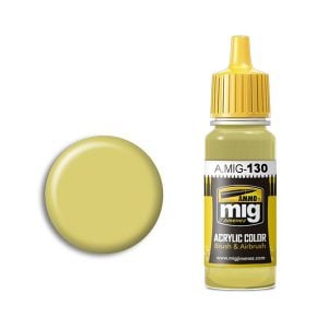 Ammo by Mig Jimenez Faded Yellow Acrylic Paint AMIG0130