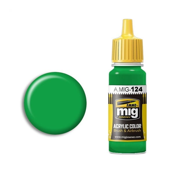 Ammo by Mig Jimenez Lime Green Acrylic Paint AMIG0124
