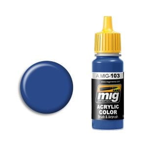 Ammo by Mig Jimenez Medium Blue Acrylic Paint AMIG0103