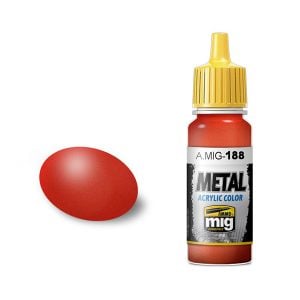 Ammo by Mig Jimenez Metallic Red Acrylic Paint AMIG0188