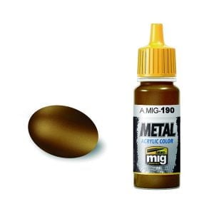 Ammo by Mig Jimenez Old Brass Acrylic Paint AMIG0190