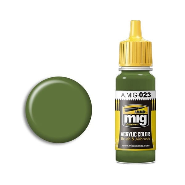 Ammo by Mig Jimenez Protective Green Acrylic Paint AMIG0023