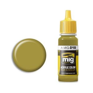 Ammo by Mig Jimenez Ral 7028 Dunkelgelb Mid War Acrylic Paint AMIG0010