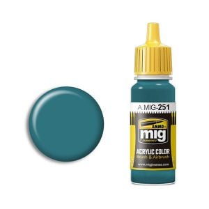 Ammo by Mig Jimenez Russian Blue Amt-7 Acrylic Paint AMIG0251