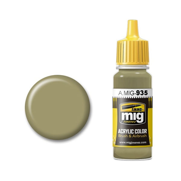 AMMO of Mig Jimenez Acrylic Color Brush & Airbrush RUSSIAN SHINE - A.MIG-935