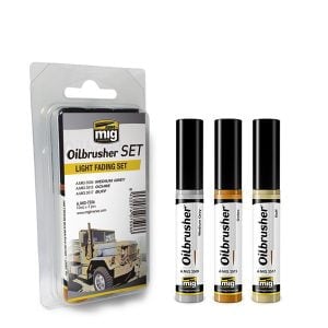 Ammo by Mig Oilbrusher Light Fading Set AMIG7506