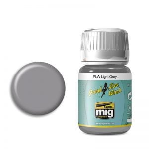 Ammo by Mig Panel Line Wash Light Grey AMIG1600