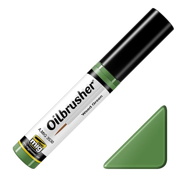 Ammo by Mig Weed Green Oilbrushers AMIG3530
