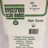 Evergreen .020″ Thick Pack of 3 White Polystyrene Sheet EVE 9020
