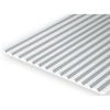 Evergreen .020″ Thick .040" V-Groove Siding Opaque White Polystyrene 2040