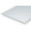 Evergreen .040″ Thick 1/4" Metal Roofing Opaque White Polystyrene 4522
