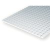Evergreen .040″ Thick 1/8" Square Sidewalk Opaque White Polystyrene 4514