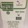 Evergreen .040″ Thick 1/4" Square Tile White Polystyrene Sheet EVE 4505