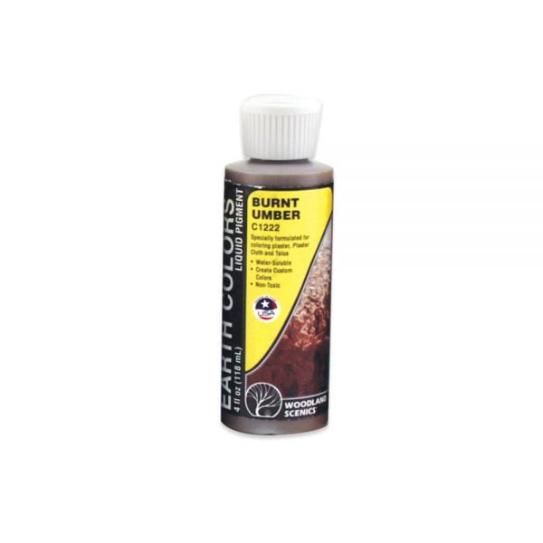 Woodland Scenics Burnt Umber Terrain Paint 4 Oz C1222